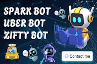 zifty bot, craigslist bot, auto listing bot, uber bot, spark bot
