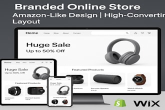 build ecommerce store like amazon, walmart, ebay, apple, target, on shopify, wix