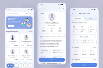 develop telemedicine app, healthcare app, doctor booking app