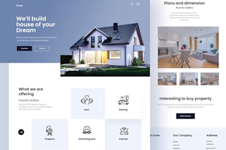 design modern realtor, agent real estate website with idx mls in wordpress