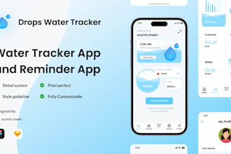 develop ai hydration tracker app, water intake reminder app, wellness coach app