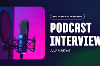 write podcast episode scripts and descriptions