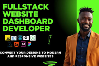 do clean website admin dashboard and saas website in htmlcss js react and nextjs