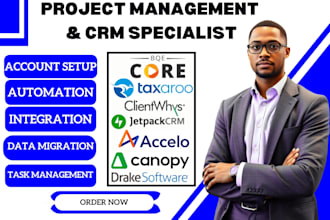 setup accelo taxaroo bqe core clientwhys jetpack canopy drake crm integration
