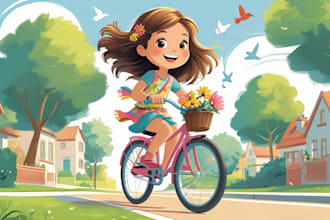 do christian children story book illustration bible illustration, picture book
