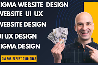 create a figma account and design a stunning website