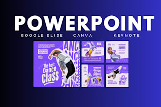 design powerpoint presentation, canva presentation, keynote and google slides