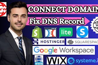 connect domain or transfer domain to shopify store, wix, wordpress domain issue