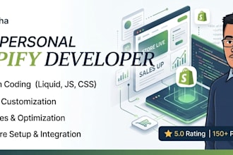 be your personal shopify developer for updating or redesign