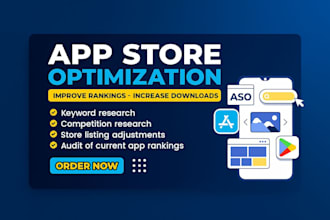 provide aso app description app store promotion and play store optimization