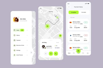 develop a school bus tracking, travel booking, and driver dashboard app