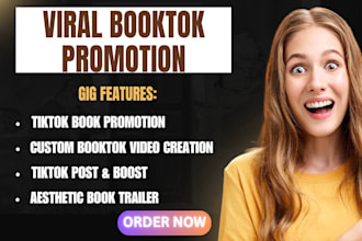 create and post a viral booktok video to promote your book on tiktok