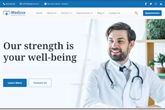 healthcare website homecare website dental clinic website medical website