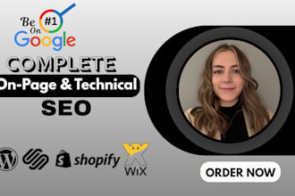 do expert on page and technical SEO for wordpress, shopify, or squarespace
