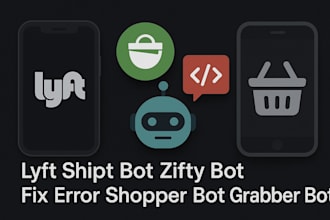integrate an automated shipt bot shipt route bot zifty bot as per requirement