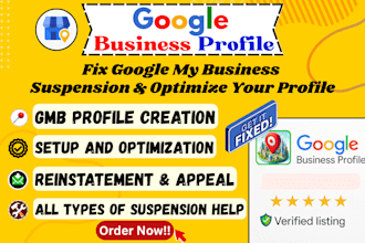 create, verify, and optimize your google my business profile