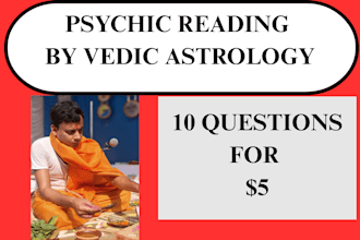 do psychic reading using vedic astrology
