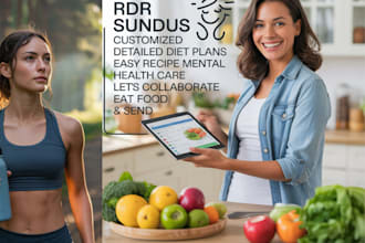 be your personal health fitness trainer, diet coach, nutritionist, meal plan
