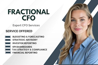 offer expert cfo services, bookkeeping, financial planning and forecasting