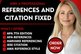 fix apa citation, apa references, harvard, ieee, ama and chicago reference