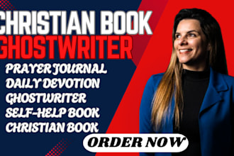 ghostwrite christian book memoir prayer journal self help book