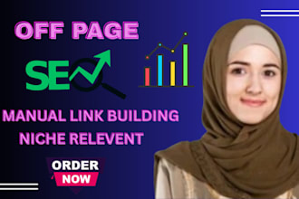 build manual backlinks building with guest post and off page seo