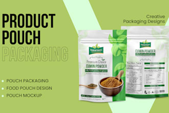 design product pouch packaging design pouch design and food bag design