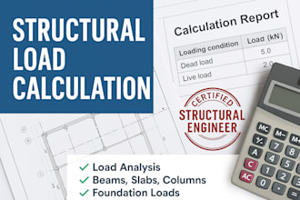 do structural load calculations and analysis for your building