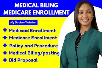 credentialing and contracting, medical billing, medicare and medicaid enrollment