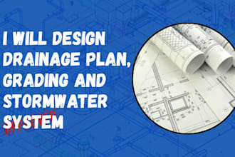 design drainage plan, grading and stormwater system