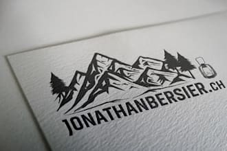 design a hotel travel bold and custom adventure logo for your brand