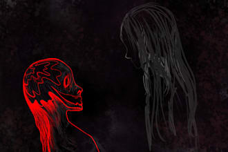 draw creepy in my original style