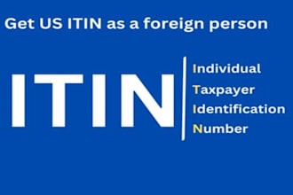 help you to get itin individual taxpayer number for non us residence