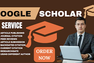 increase google scholar citation backdated citation and article writing
