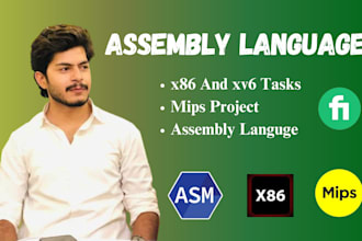 do assembly language mips xv6 and x86 project and tasks