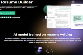develop ai ats resume builder, ai cover letter generator