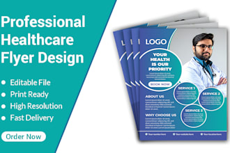 do healthcare, medical flyer design