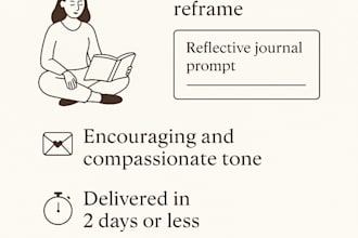 create a personalized mindset reframe and reflection prompt