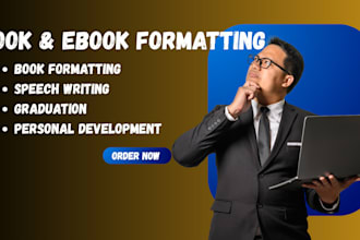format your ebook or paperback for kindle, KDP, and ingramspark professionally