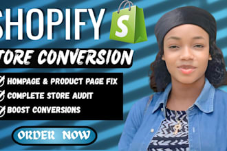 fix your shopify store to increase conversions in 48hrs