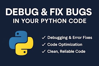 debug and fix debug in your python code