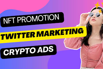 twitter x marketing, promote nft collection to trend on opensea and sellout