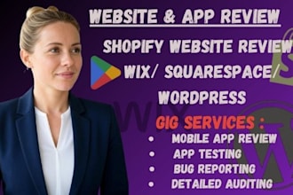 review website  app qa testing shopify mobile closed bubble