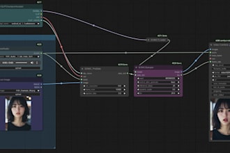 create comfyui stable diffusion workflow nsfw node ai image and train lora flux