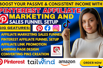 be your pinterest SEO pin board design affiliate marketing sales funnel manager