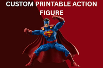 3d sculpt bjd  model, action figure, articulated model, 3d toy for 3d printing