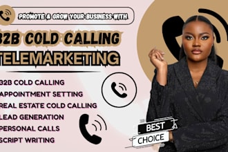 b2b cold calling telemarketing real estate virtual assistant appointment setter