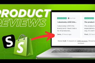 write review for your shopify store