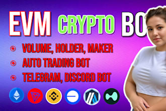 do crypto trading bot such volume holder trend dexscreener bot on evm chains