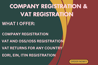 do ein eori vat and company registration in australia germany switzerland malta